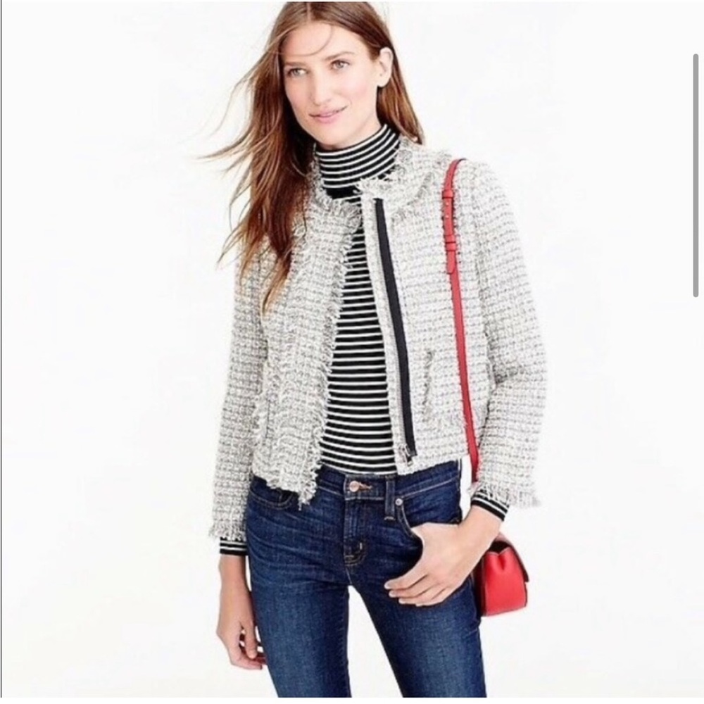 NEW | J. Crew “Lady” Jacket in Metallic Tweed